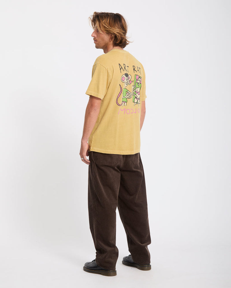 Load image into Gallery viewer, Volcom Men's Ozzy II T-Shirt Mustard A4332610-MUS

