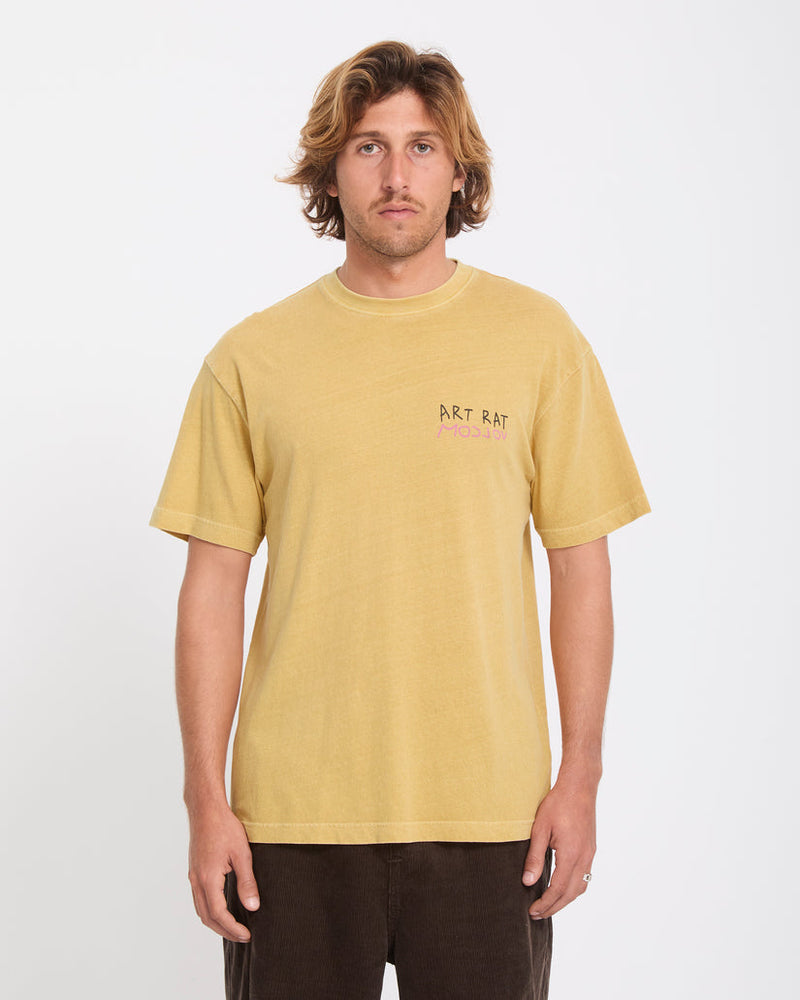 Load image into Gallery viewer, Volcom Men's Ozzy II T-Shirt Mustard A4332610-MUS
