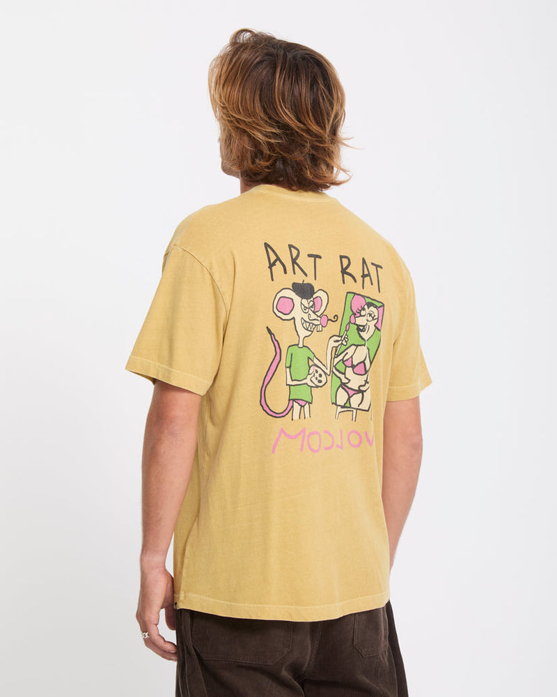 Load image into Gallery viewer, Volcom Men's Ozzy II T-Shirt Mustard A4332610-MUS
