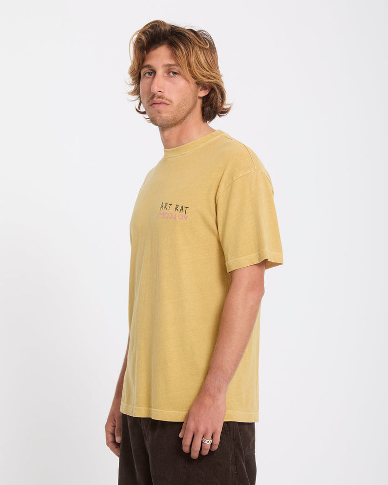 Load image into Gallery viewer, Volcom Men's Ozzy II T-Shirt Mustard A4332610-MUS
