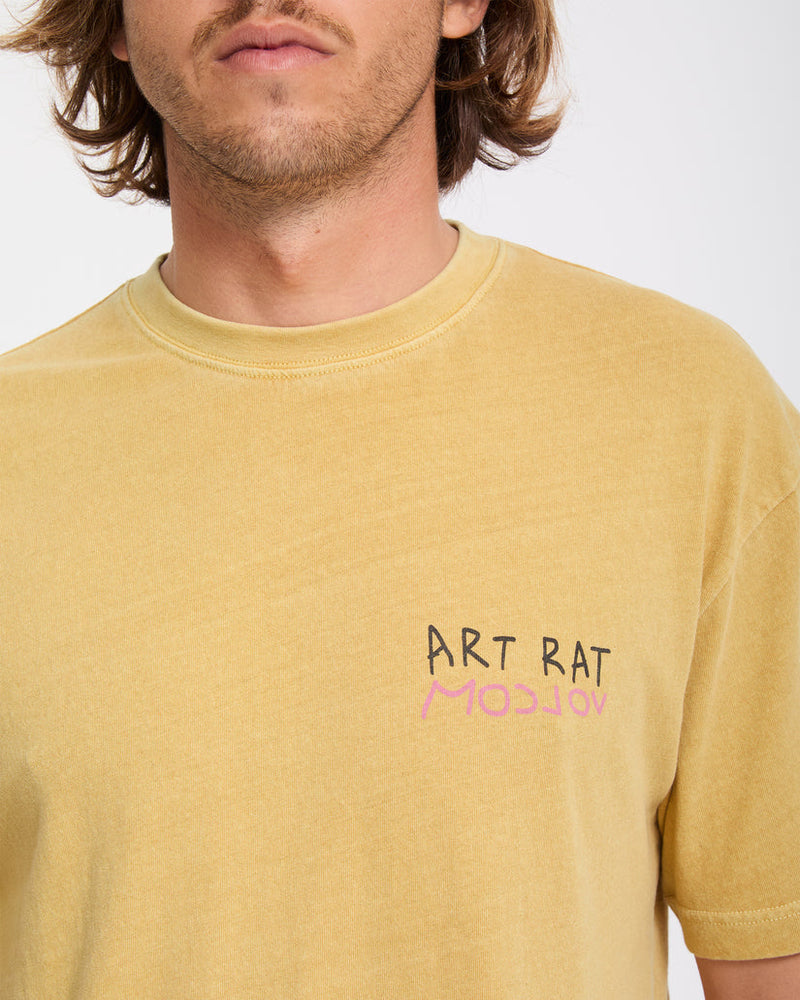Load image into Gallery viewer, Volcom Men's Ozzy II T-Shirt Mustard A4332610-MUS
