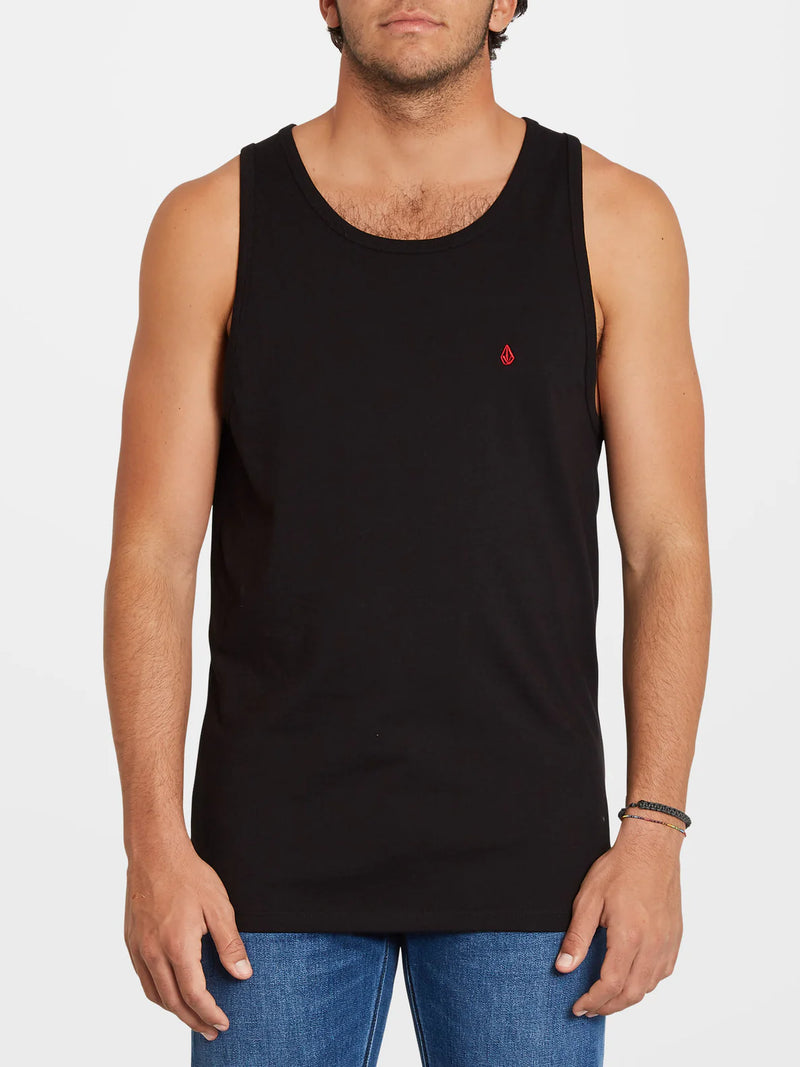 Load image into Gallery viewer, Volcom Men&#39;s Stone Blanks Classic Fit Tank Top Black A4512105_BLK
