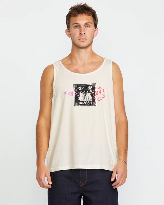 Volcom Unisex Filip Rygalski Tank Top Off White A4512500_OFW