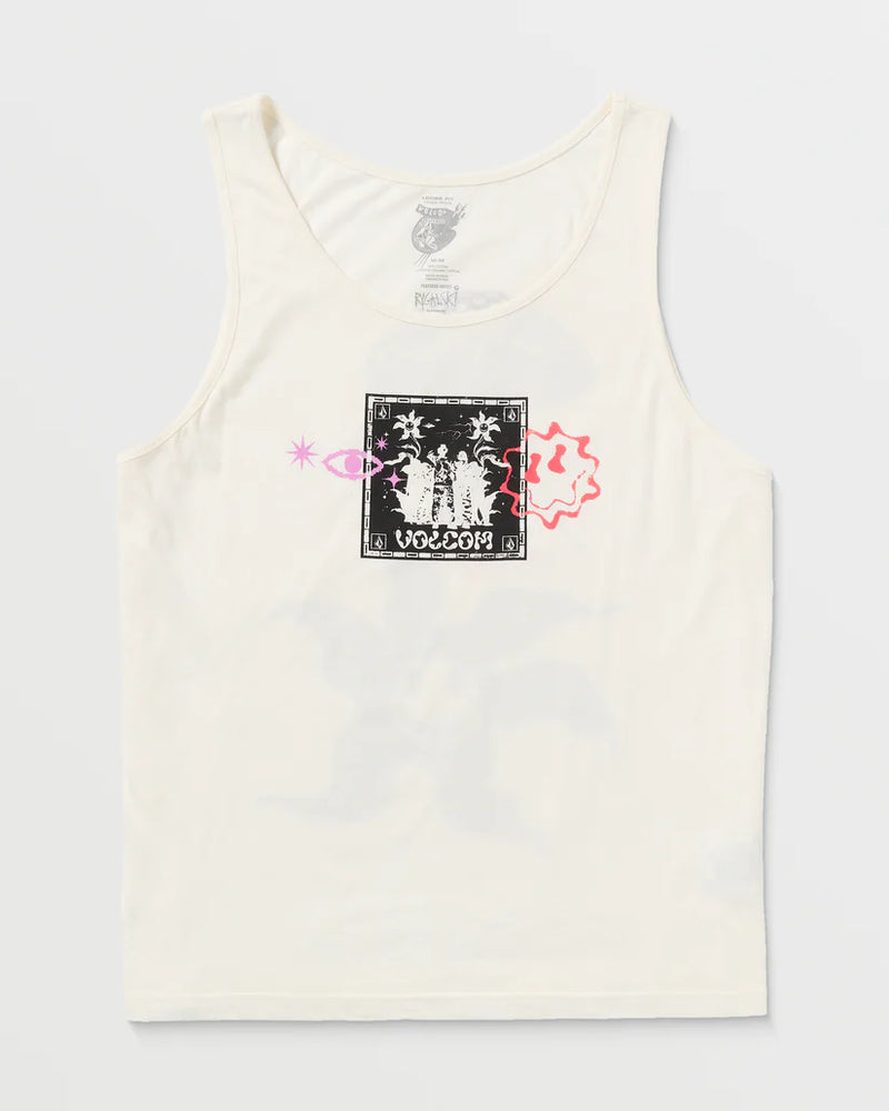 Load image into Gallery viewer, Volcom Unisex Filip Rygalski Tank Top Off White A4512500_OFW
