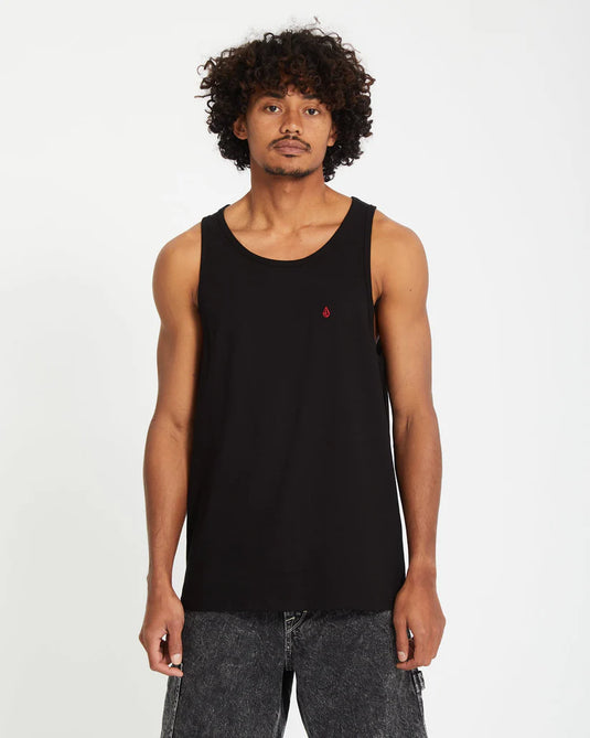 Volcom Men's Stone Blanks Tank Top Black A4512605_BLK