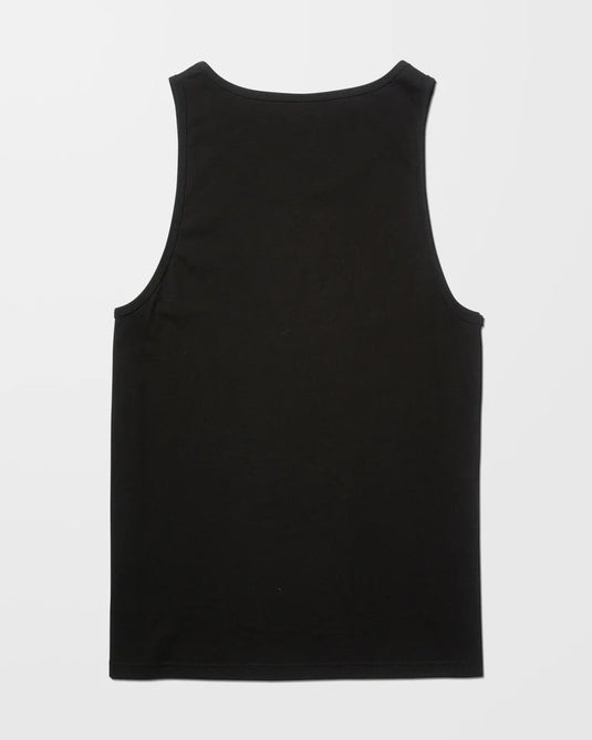 Volcom Men's Stone Blanks Tank Top Black A4512605_BLK