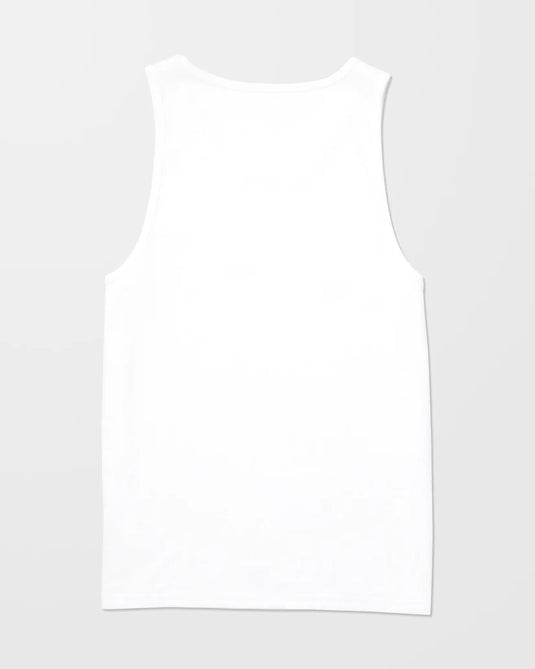 Volcom Men's Stone Blanks Tank Top White A4512605_WHT