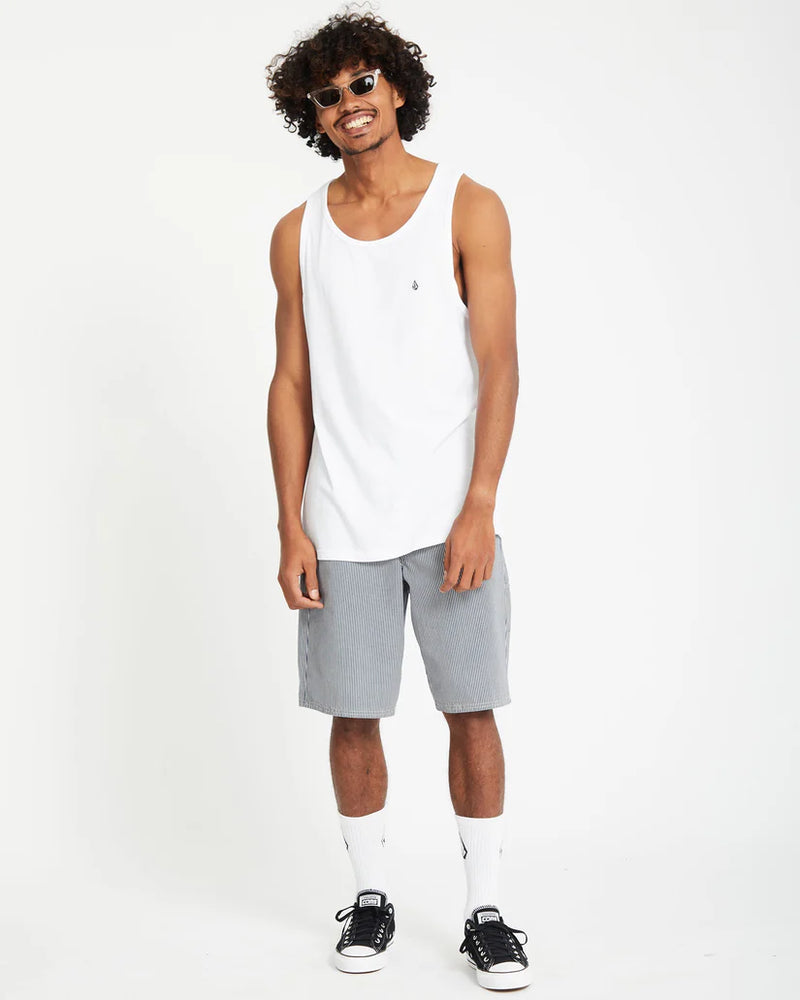 Load image into Gallery viewer, Volcom Men's Stone Blanks Tank Top White A4512605_WHT
