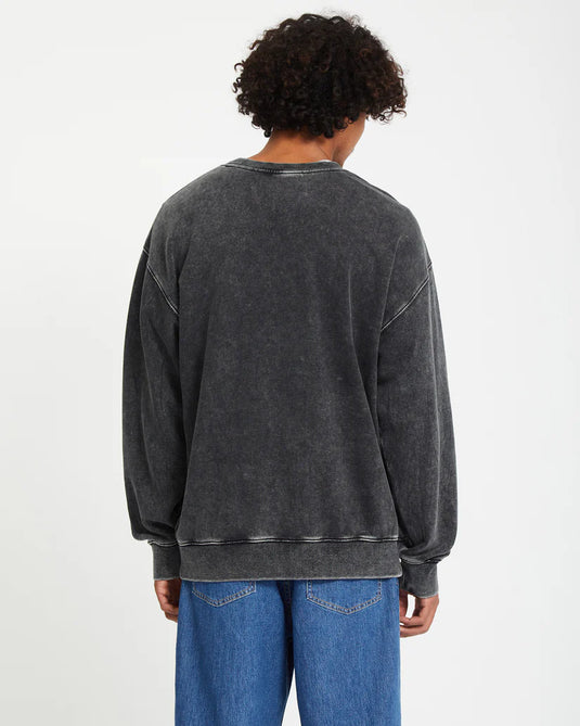 Volcom Unisex Bob Mollema Sweatshirt Light Acid Black A4612504_LAB