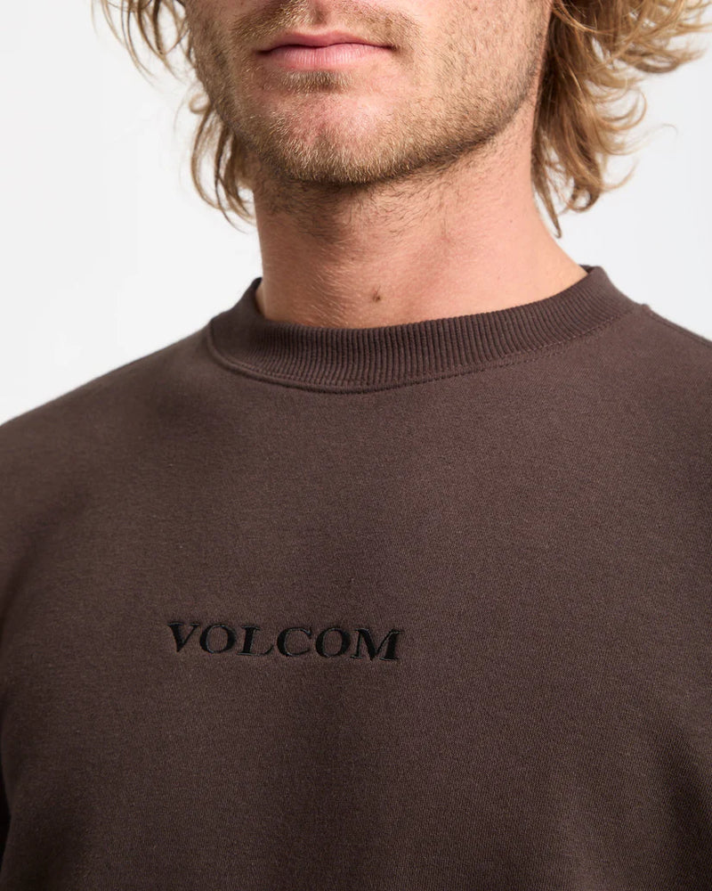 Load image into Gallery viewer, Volcom Men&#39;s Volcom Stone Sweatshirt Cacao A4612514-CAO

