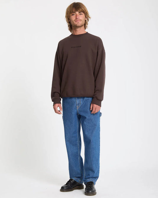 Volcom Men's Volcom Stone Sweatshirt Cacao A4612514-CAO
