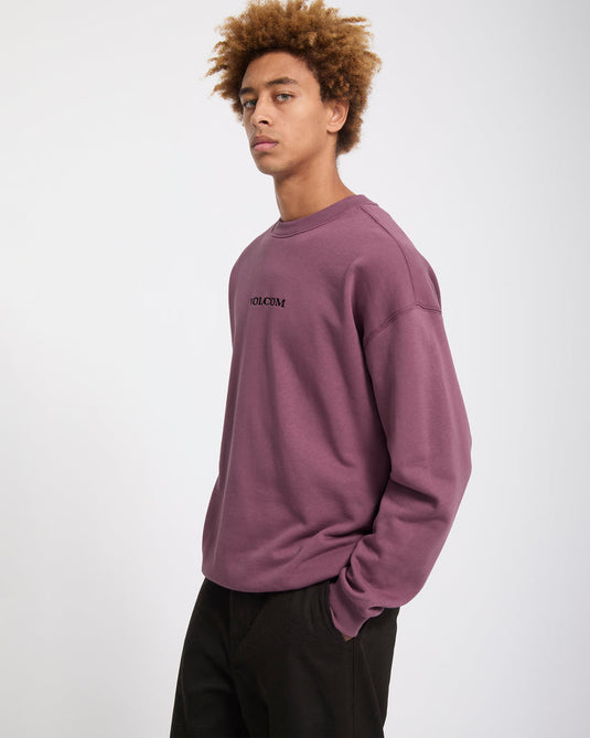 Volcom Men's Volcom Stone Sweatshirt Orchid A4612626-ORD
