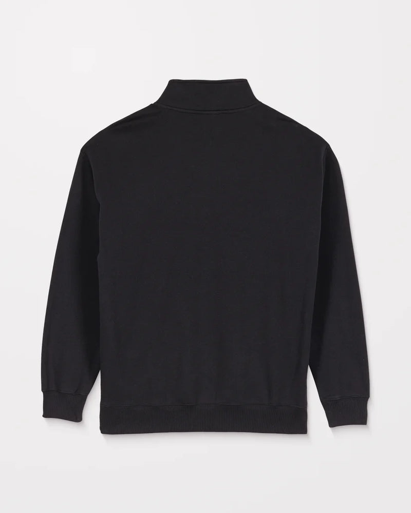Load image into Gallery viewer, Volcom Men&#39;s Single Stone Quarter Zip Sweatshirt Black A4632503-BLK
