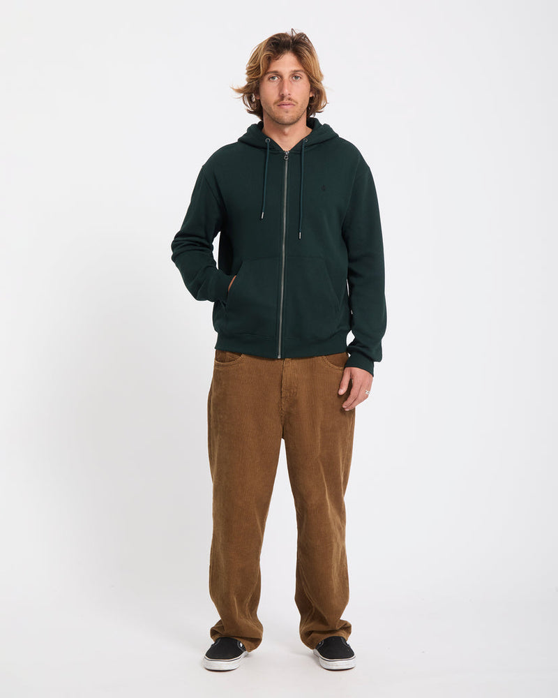 Load image into Gallery viewer, Volcom Men's Single Stone Zip Hoodie Scarab A4812605-SCB
