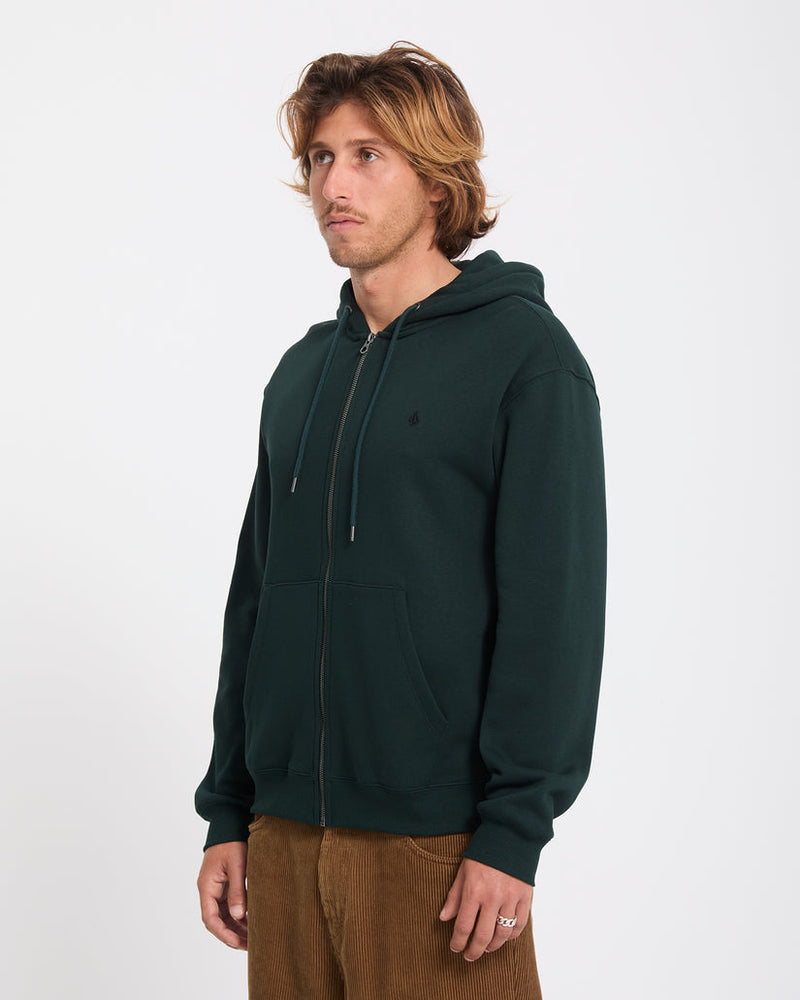 Load image into Gallery viewer, Volcom Men's Single Stone Zip Hoodie Scarab A4812605-SCB
