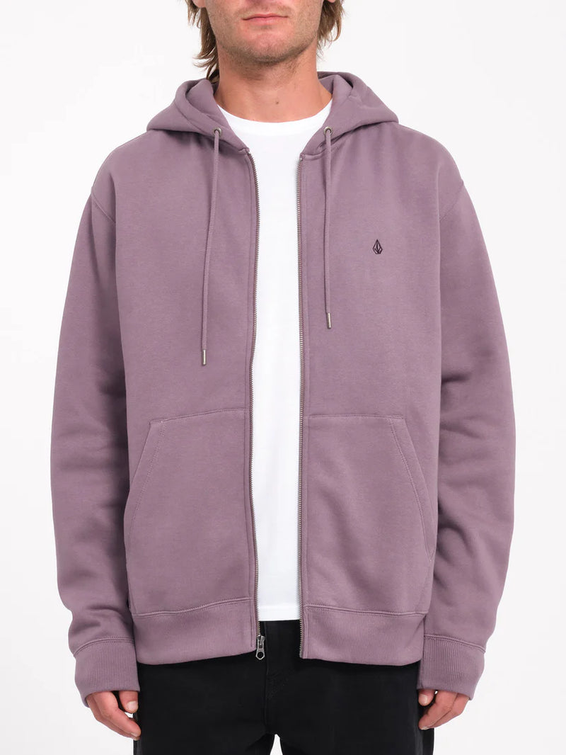 Load image into Gallery viewer, Volcom Men&#39;s Single Stone Zip Hoodie Vintage Violet A4832406_VVI
