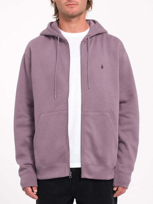 Volcom Men's Single Stone Zip Hoodie Vintage Violet A4832406_VVI