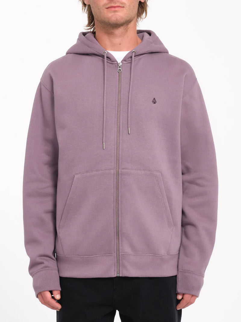 Load image into Gallery viewer, Volcom Men&#39;s Single Stone Zip Hoodie Vintage Violet A4832406_VVI
