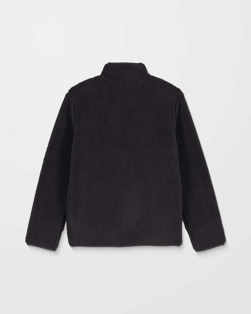 Load image into Gallery viewer, Volcom Men&#39;s Storm Stone Zip Fleece Asphalt Black A4842300-ASB
