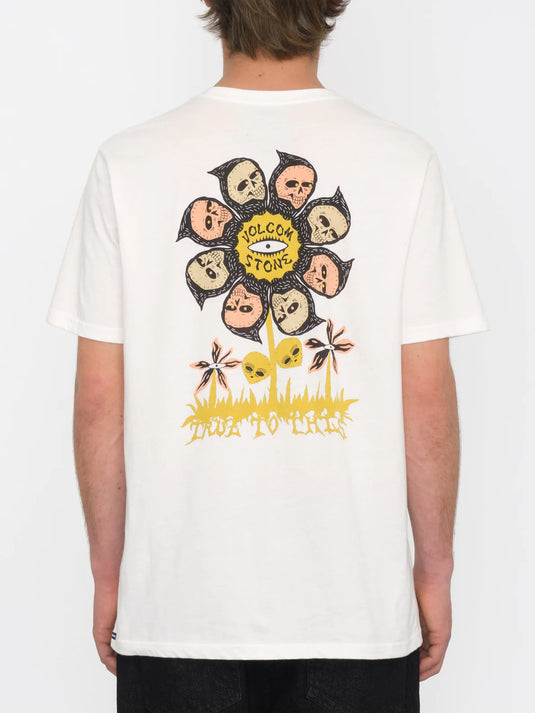 Volcom Men's Flower Budz T-Shirt Off White A5012400_OFW