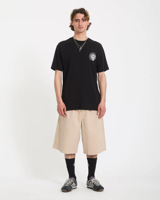 Volcom Men's Mazatlan T-Shirt Black A5012613_BLK