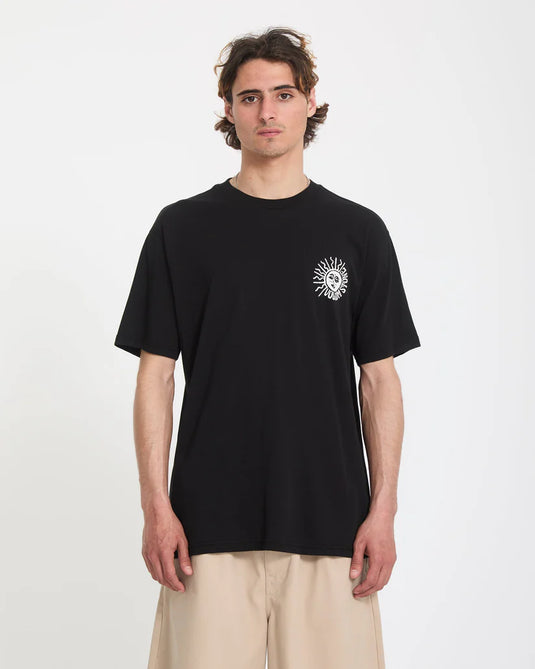 Volcom Men's Mazatlan T-Shirt Black A5012613_BLK