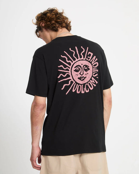Volcom Men's Mazatlan T-Shirt Black A5012613_BLK