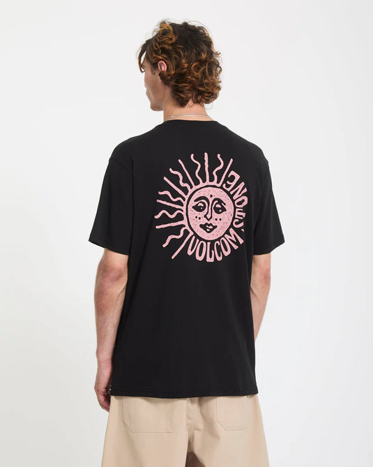 Volcom Men's Mazatlan T-Shirt Black A5012613_BLK