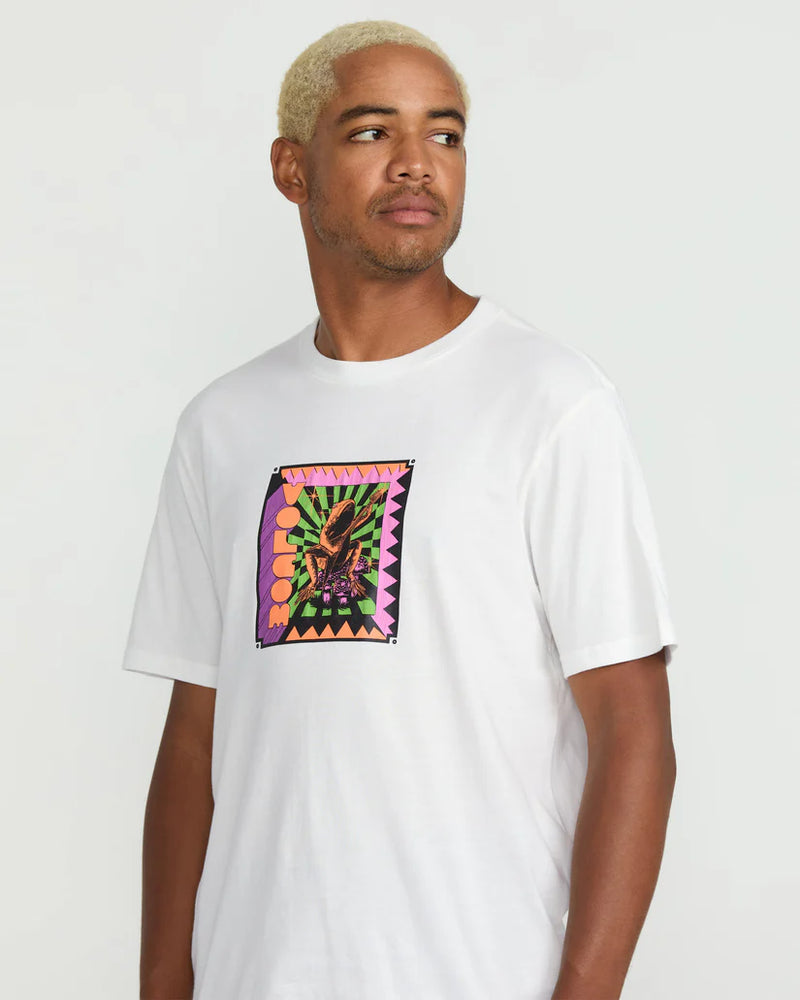 Load image into Gallery viewer, Volcom Men&#39;s Doom Frog T-Shirt Off White A5022500_OFW
