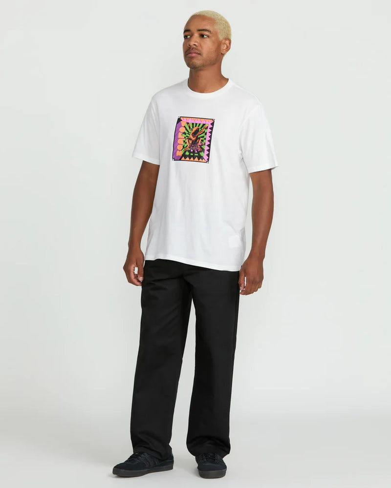 Load image into Gallery viewer, Volcom Men&#39;s Doom Frog T-Shirt Off White A5022500_OFW

