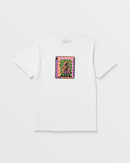 Volcom Men's Doom Frog T-Shirt Off White A5022500_OFW