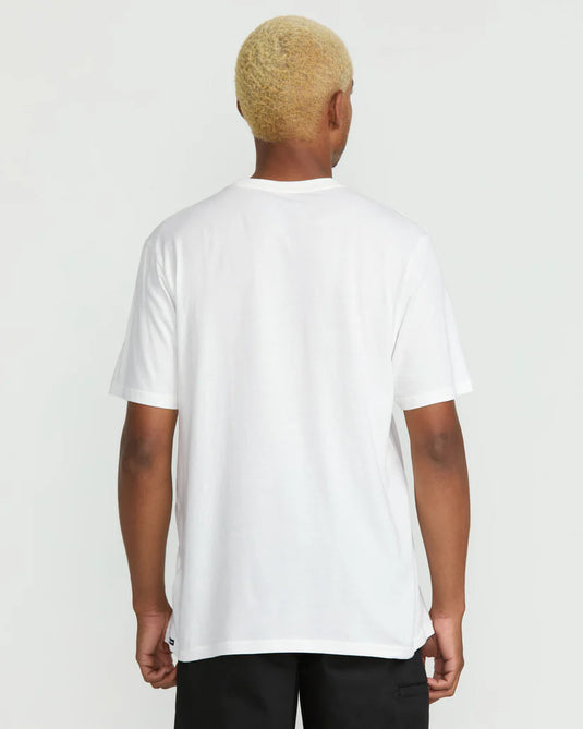 Volcom Men's Doom Frog T-Shirt Off White A5022500_OFW