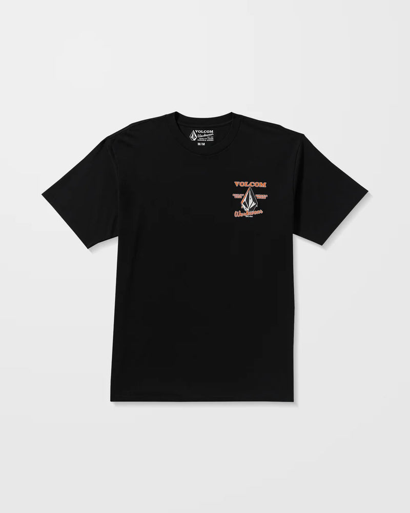 Load image into Gallery viewer, Volcom Men&#39;s Enamel T-Shirt Black A5032505_BLK
