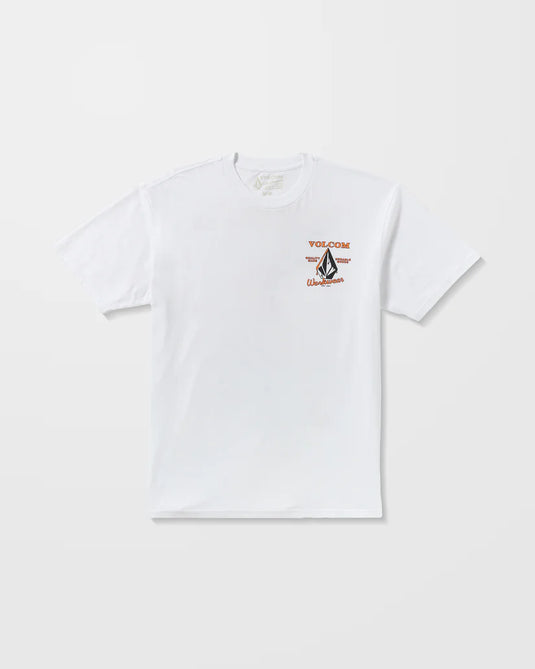 Volcom Men's Enamel T-Shirt White A5032505_WHT