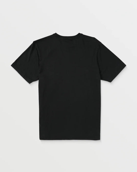 Volcom Men's Solid Pocket Short Sleeve T-Shirt Black A5042210_BLK