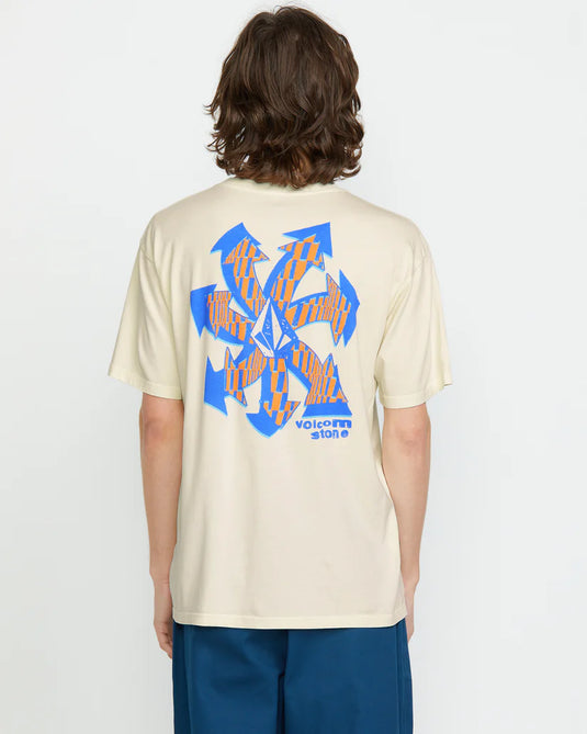 Volcom Men's Vortex T-Shirt Off White A5212500_OFW