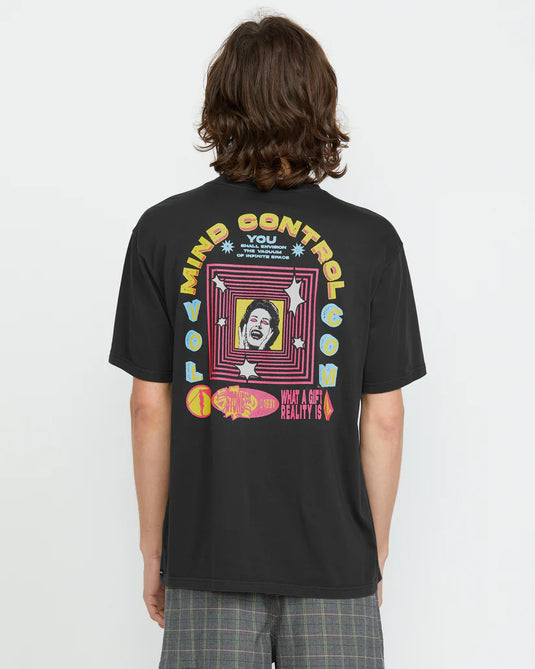 Volcom Men's Space Thing T-Shirt Stealth A5212502_STH