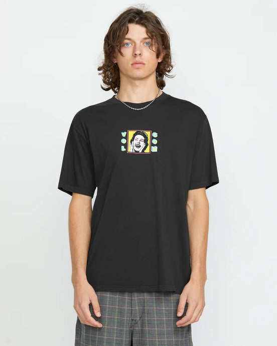Volcom Men's Space Thing T-Shirt Stealth A5212502_STH