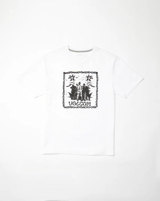 Volcom Men's Filip Rygalski 1 T-Shirt White A5212554_WHT