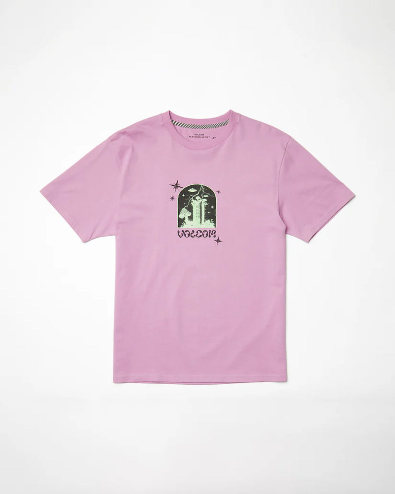 Load image into Gallery viewer, Volcom Men&#39;s Filip Rygaski 2 T-Shirt Steel Purple A5212555_STL
