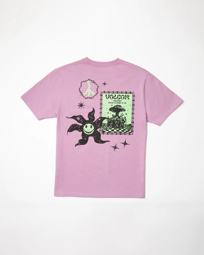 Load image into Gallery viewer, Volcom Men&#39;s Filip Rygaski 2 T-Shirt Steel Purple A5212555_STL
