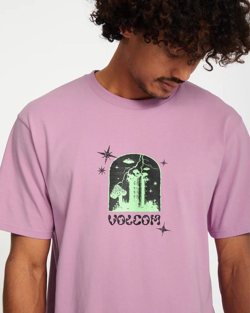 Load image into Gallery viewer, Volcom Men&#39;s Filip Rygaski 2 T-Shirt Steel Purple A5212555_STL
