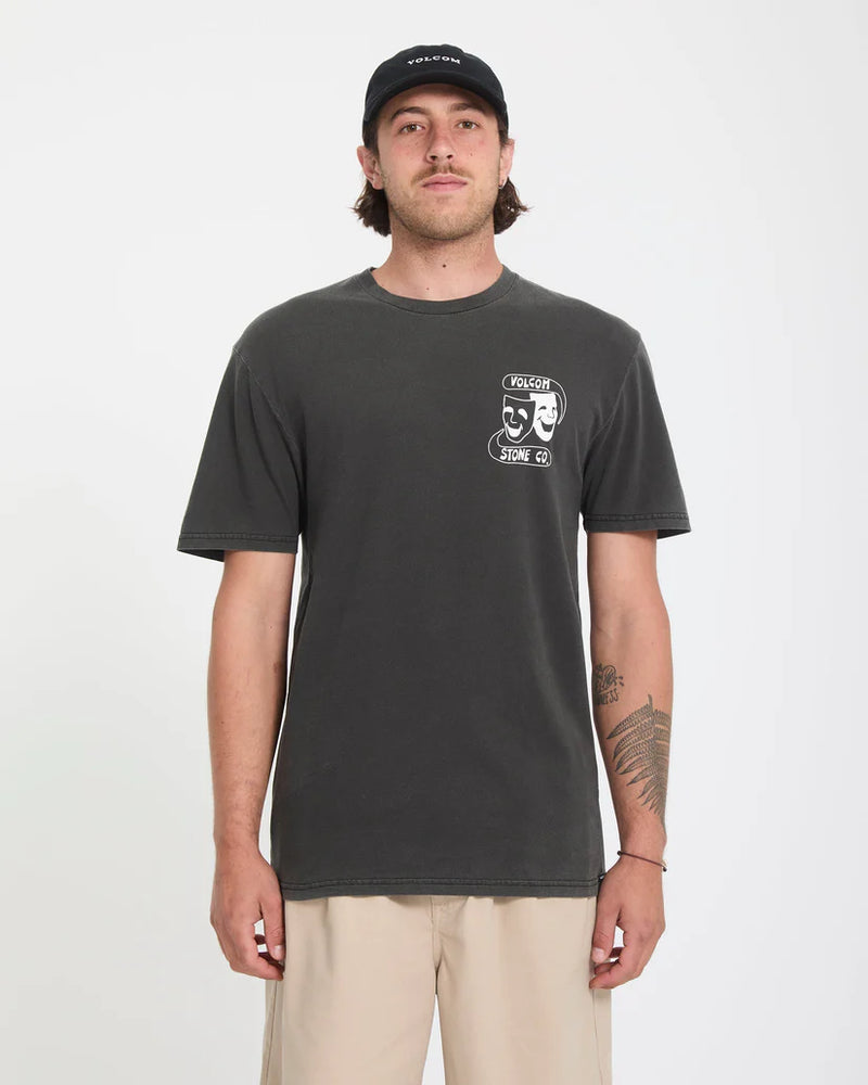Load image into Gallery viewer, Volcom Men's Comedie T-Shirt Black A5212615_BLK
