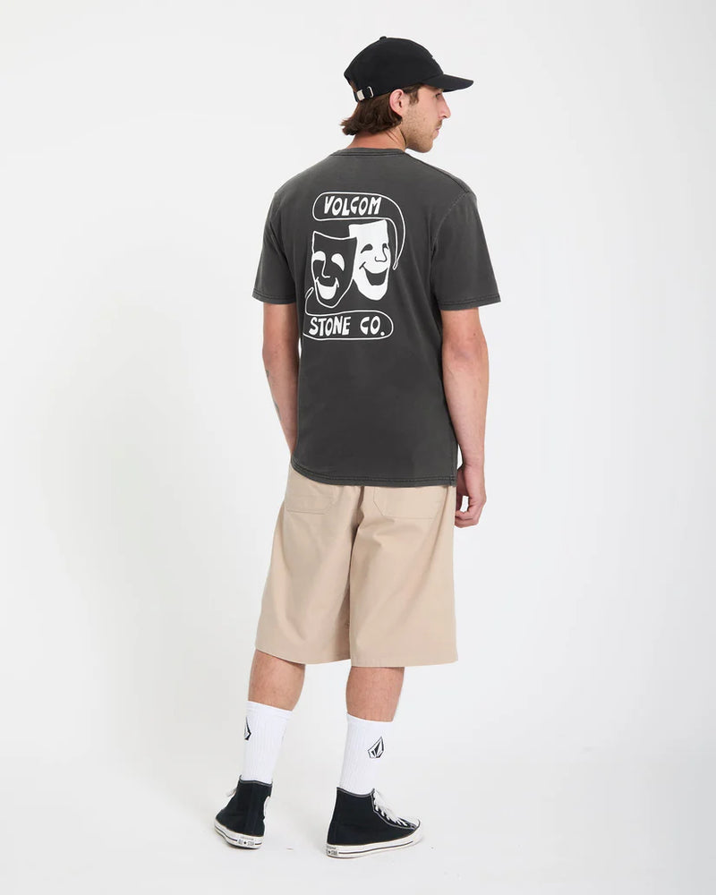 Load image into Gallery viewer, Volcom Men's Comedie T-Shirt Black A5212615_BLK
