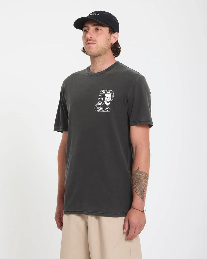 Load image into Gallery viewer, Volcom Men's Comedie T-Shirt Black A5212615_BLK
