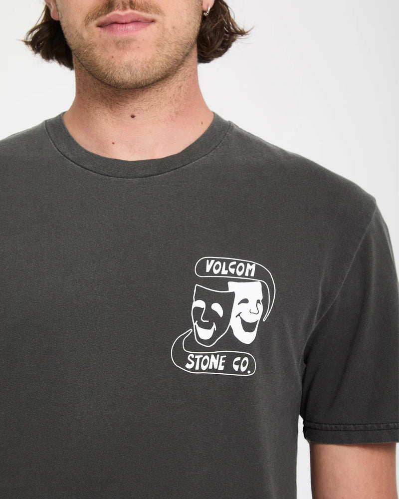 Load image into Gallery viewer, Volcom Men's Comedie T-Shirt Black A5212615_BLK
