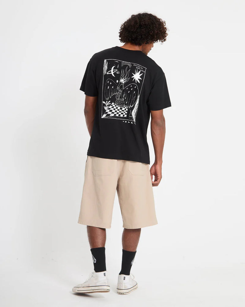 Load image into Gallery viewer, Volcom Men's Nowhere T-Shirt Black A5212616_BLK
