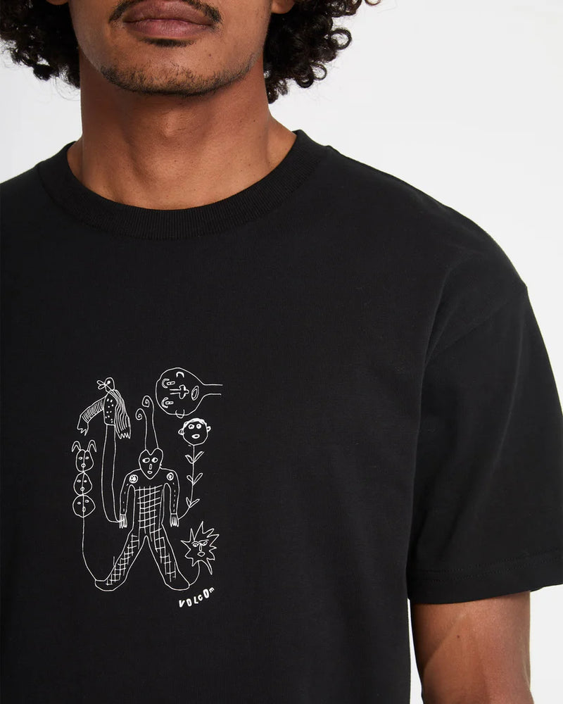 Load image into Gallery viewer, Volcom Men's Nowhere T-Shirt Black A5212616_BLK
