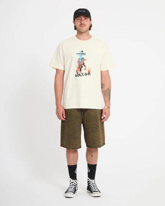 Volcom Men's Mickey Mason 1 T-Shirt Dirty White A5212617_DWH