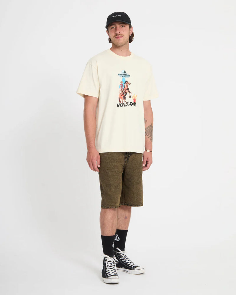 Load image into Gallery viewer, Volcom Men's Mickey Mason 1 T-Shirt Dirty White A5212617_DWH
